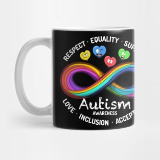 Autism Awareness Cartoon Mug